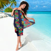 Hawaiian Themed Pattern Print Design H03 Sarong Pareo Wrap