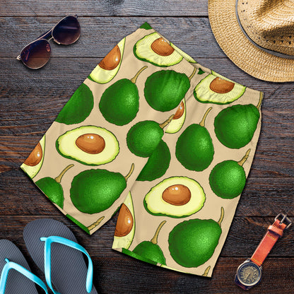 Avocado Pattern Print Design AC010 Mens Shorts