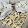 Pineapple Pattern Print Design PP012 Area Rugs