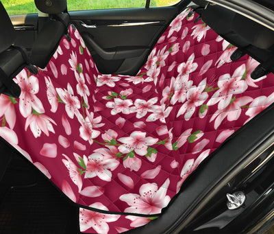 Cherry Blossom Pattern Print Design CB06 Rear Dog  Seat Cover