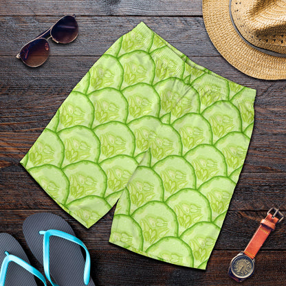 Cucumber Pattern Print Design CC04 Mens Shorts