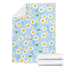 Daisy Pattern Print Design DS010 Fleece Blanket