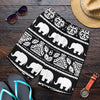 Elephant Pattern Mens Shorts