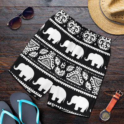 Elephant Pattern Mens Shorts