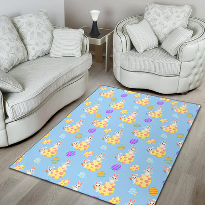 Easter Eggs Pattern Print Design RB015 Area Rugs