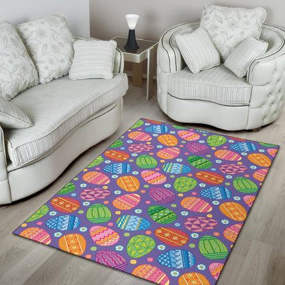 Easter Eggs Pattern Print Design RB010 Area Rugs