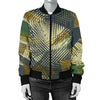 Military Camouflage Pattern Print Design 01 Women's Bomber Jacket