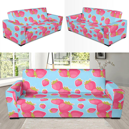 Strawberry Pattern Print Design SB04 Sofa Slipcover