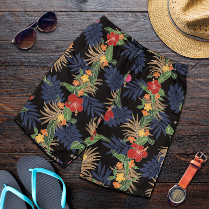 Hawaiian Themed Pattern Print Design H011 Mens Shorts