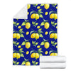 Lemon Pattern Print Design LM06 Fleece Blanket