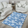 Hibiscus Pattern Print Design HB09 Area Rugs