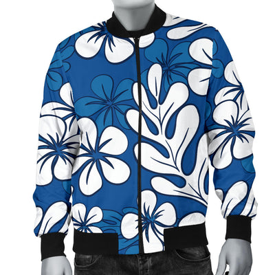 Plumeria Pattern Print Design PM015 Men Bomber Jacket