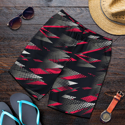 Racing Style Pattern Print Design A04 Mens Shorts
