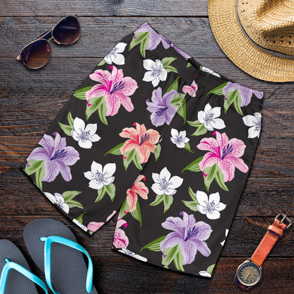 Lily Pattern Print Design LY02 Mens Shorts