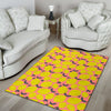 Lemon Pattern Print Design LM03 Area Rugs