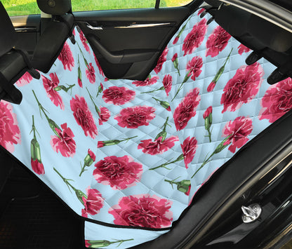Carnations Pattern Print Design CN01 Rear Dog  Seat Cover