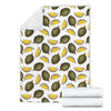 Durian Pattern Print Design DR03 Fleece Blanket