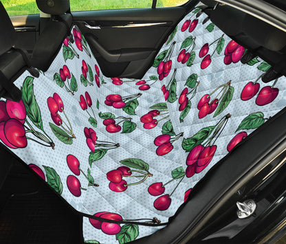 Cherry Pattern Print Design CH01 Rear Dog  Seat Cover