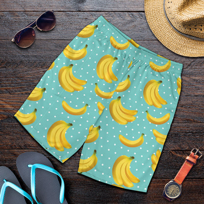 Banana Pattern Print Design BA02 Mens Shorts