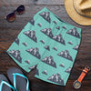 Mountain Pattern Print Design 01 Mens Shorts