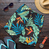 Tropical Palm Leaves Hawaiian Flower Mens Shorts