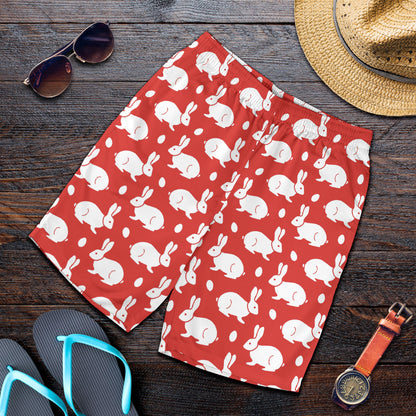 Rabbit Pattern Print Design RB017 Mens Shorts