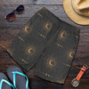 Moon Boho Pattern Print Design 02 Mens Shorts