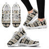 Elephant Hansa Lotus Pattern Sneakers White Bottom Shoes