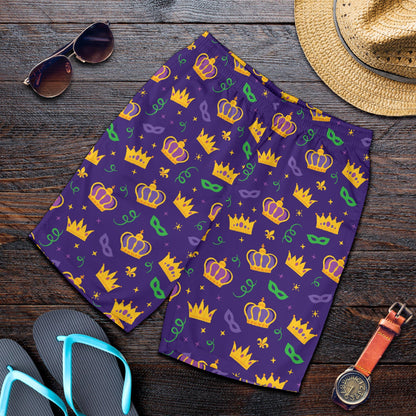 Mardi Gras Pattern Print Design 03 Mens Shorts