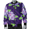 Morning Glory Pattern Print Design MG03 Men Bomber Jacket