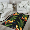 Bird Of Paradise Pattern Print Design BOP012 Area Rugs