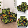 Bird Of Paradise Pattern Print Design BOP013 Armchair Slipcover