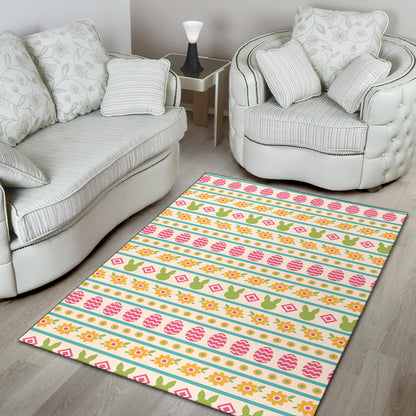 Easter Eggs Pattern Print Design RB016 Area Rugs