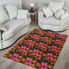 Amaryllis Pattern Print Design AL01 Area Rugs