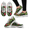 Bird Of Paradise Pattern Print Design BOP010 Sneakers White Bottom Shoes