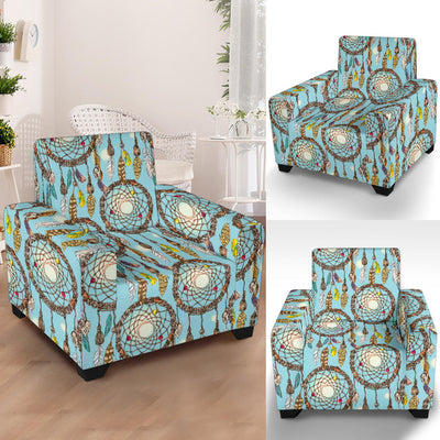 Blue Dream catcher Armchair Slipcover