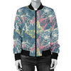 Butterfly Pattern Print Design 01 Women's Bomber Jacket