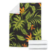 Bird Of Paradise Pattern Print Design BOP013 Fleece Blanket