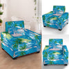 Palm Tree Beach Armchair Slipcover