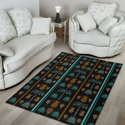 Hawaiian Themed Pattern Print Design H023 Area Rugs