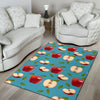 Apple Pattern Print Design AP012 Area Rugs