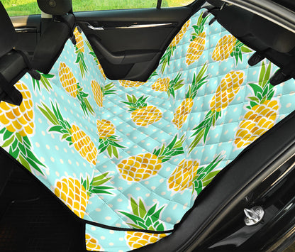 Pineapple Pattern Print Design PP01 Rear Dog  Seat Cover