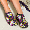 sugar skull Floral Pattern Aqua Water Shoes