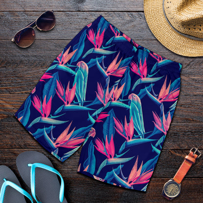 Tropical Flower Pattern Print Design TF024 Mens Shorts