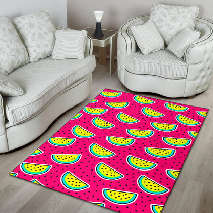 Watermelon Pattern Print Design WM04 Area Rugs