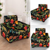 Tulip Boho Pattern Print Design TP09 Armchair Slipcover