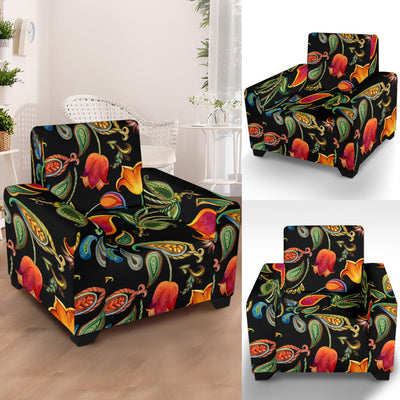 Tulip Boho Pattern Print Design TP09 Armchair Slipcover