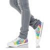 Tie Dye White Bottom Low Top Shoes