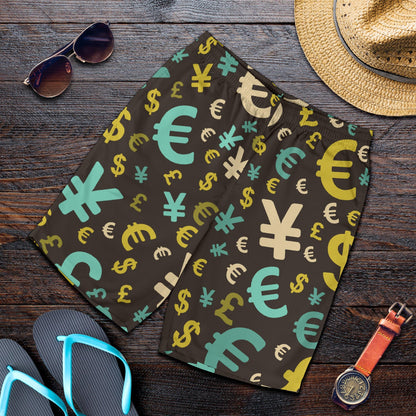 Money Pattern Print Design 01 Mens Shorts