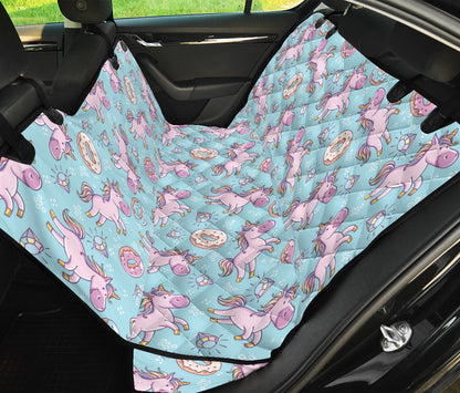 Donut Unicorn Pattern Print Design DN016 Rear Dog  Seat Cover